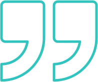 Stylized quotation marks representing positive patient testimonials about Fastrak Mobile Lab's at-home phlebotomy services.